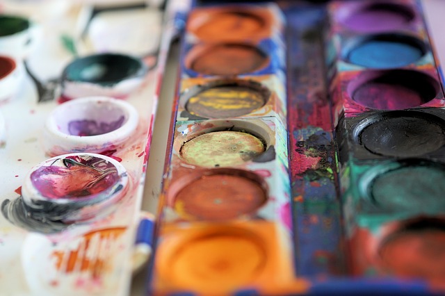 Photo of water color paint